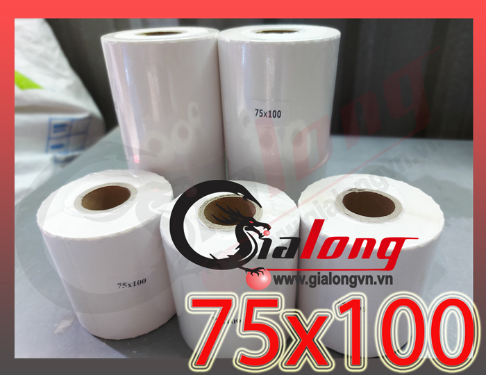 giấy in nhiệt 75x100 - giấy in nhiệt tự dính